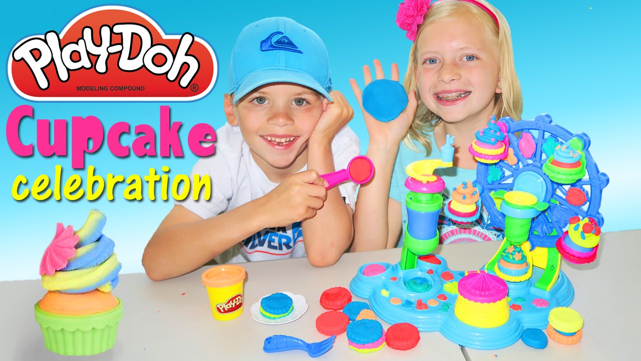 Play Doh Cupcake Celebration Playtime Fun