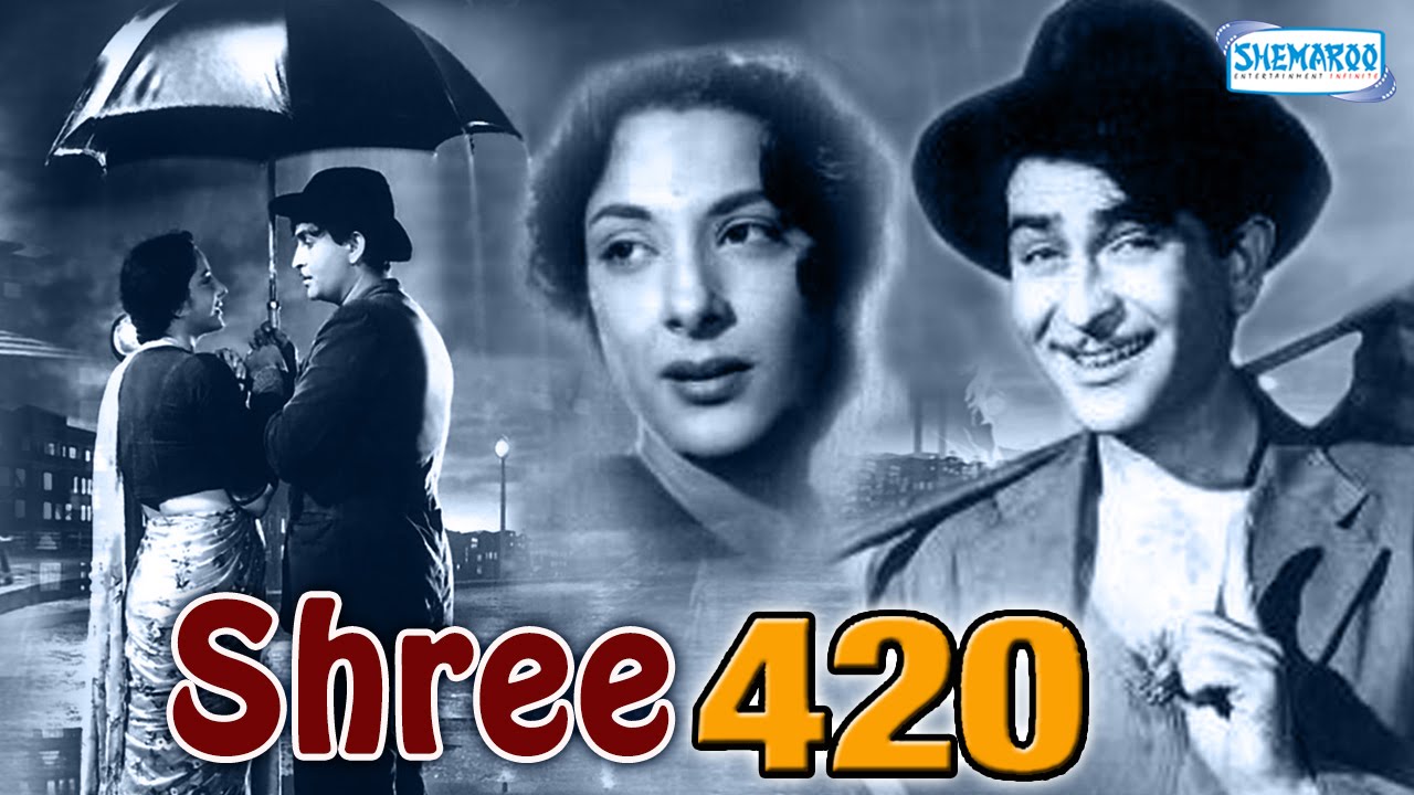 Shree 420  Raj Kapoor, Nadira and Lalita Pawar  Bollywood Evergreen Movie