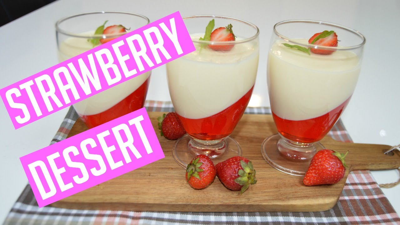 Strawberry Dessert Recipe | Cooking Recipes | Cook with Anisa