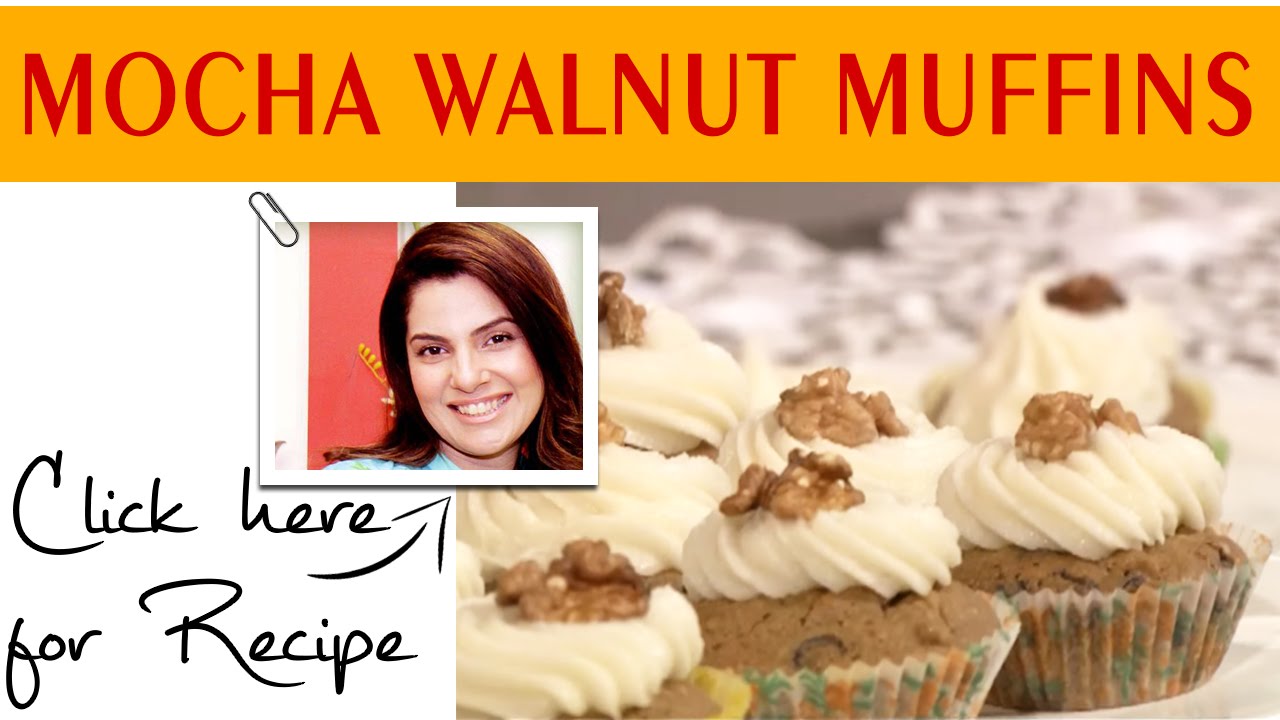 Food Diaries Recipe Mocha Walnut Muffins by Chef Zarnak Sidhwa Masala TV 19 August 2016