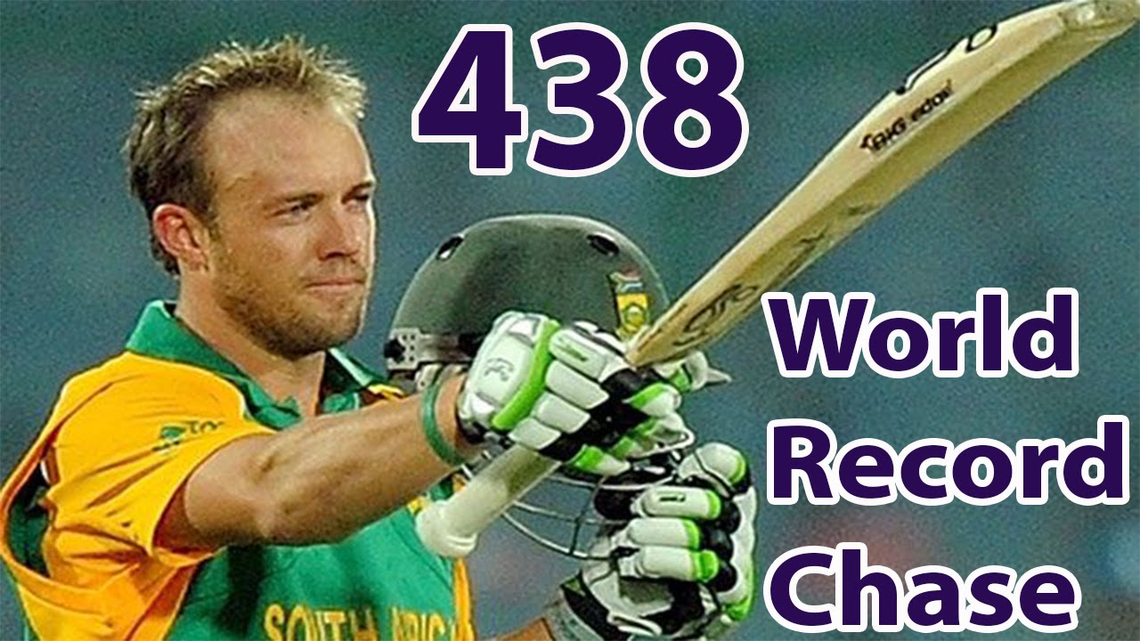 World Record Score Chase 438 in Cricket History Ever - Cricket Highlights