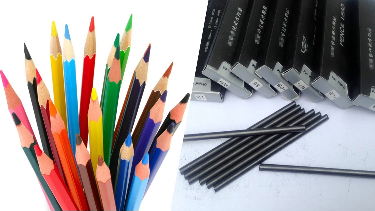 How It's Made COLOURED PENCILS & GRAPHITE PENCIL LEADS