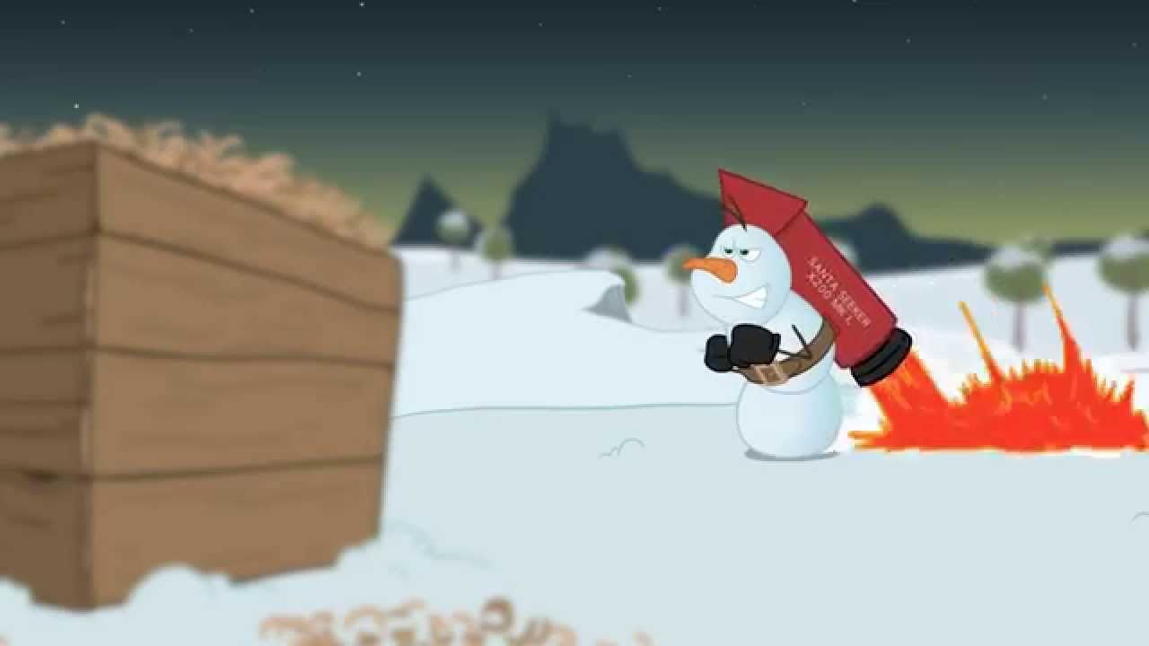 The Santa Run Animated Short Cartoon for Christmas