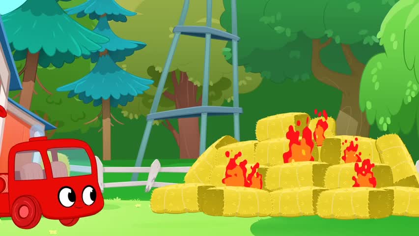 Firetruck Morphle meets A Dragon! My Magic Pet Morphle Cartoon Episodes for Kids