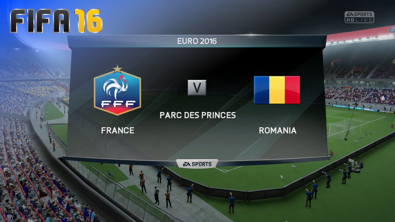 FIFA 16 - France vs. Romania 