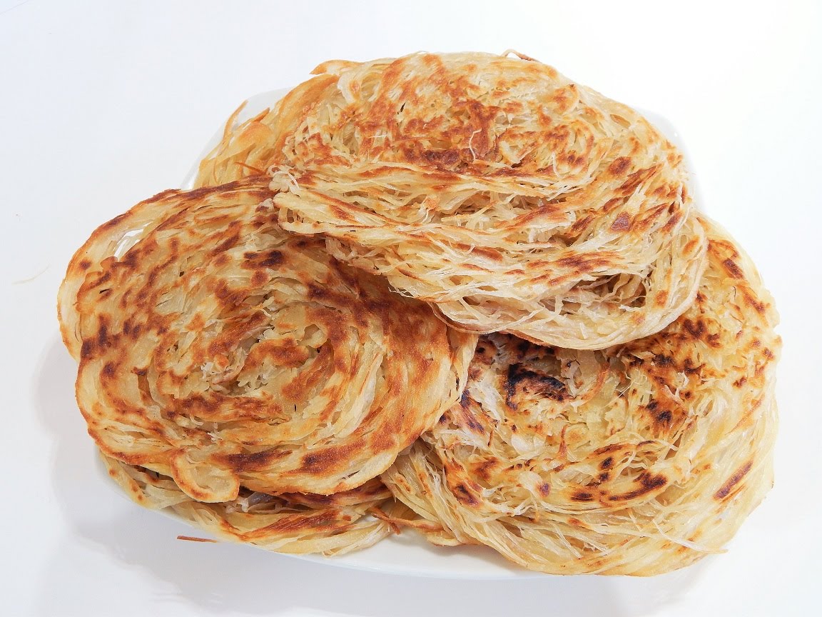 Pheni Paratha  shredded and flaky flatbread