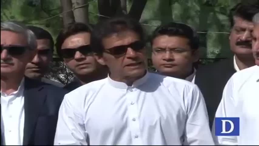Imran Khan media talks in Islamabad