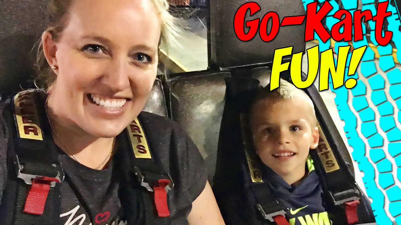 Family Fun at the Arcade!  Go Karts, Video Games & Air Hockey