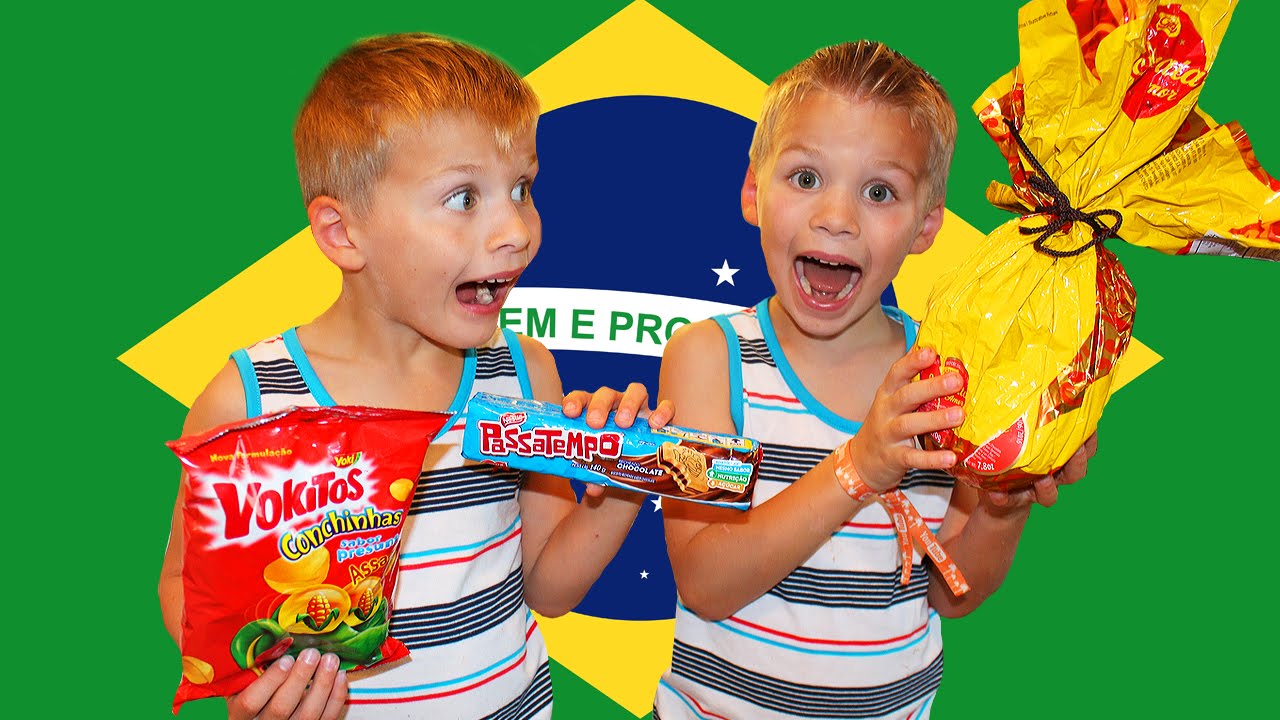 Kids Try Foods From BRAZIL || TryTreats