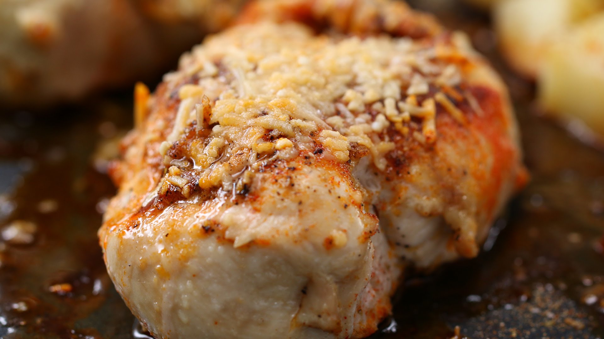 One-Pan Garlic Parmesan Chicken And Vegetables