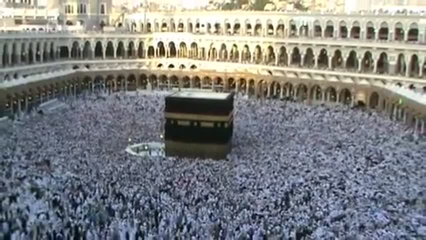 Zamzam Tower and Khana Kaba as on 9.11.2011