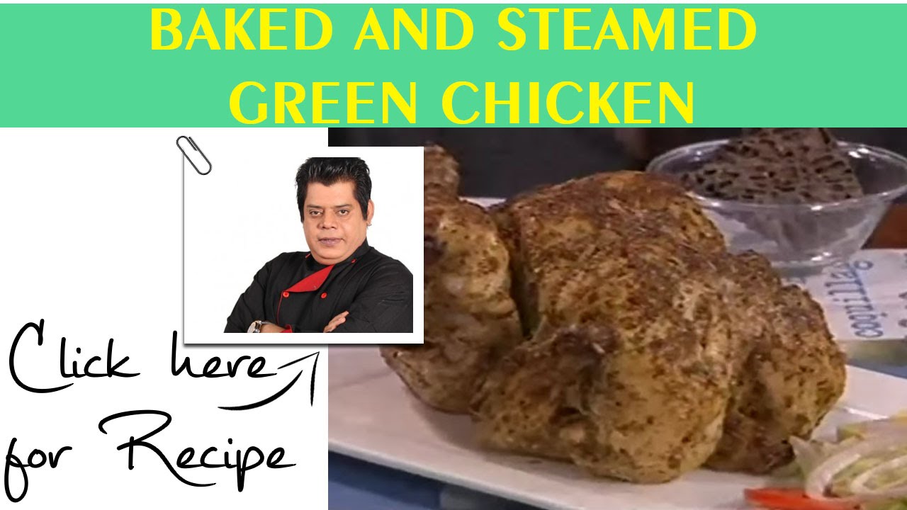 Dawat Recipe Baked and Steamed Green Chicken by Chef Gulzar Hussain Masala TV 27 May 2016