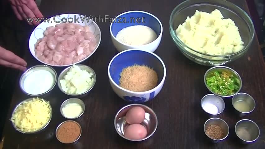 ALOO CHICKEN TIKKA KABAB - آلو چکن تکہ کباب 