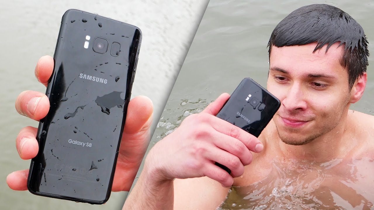 Samsung Galaxy S8 vs iPhone 7 Water Test! Secretly Waterproof?