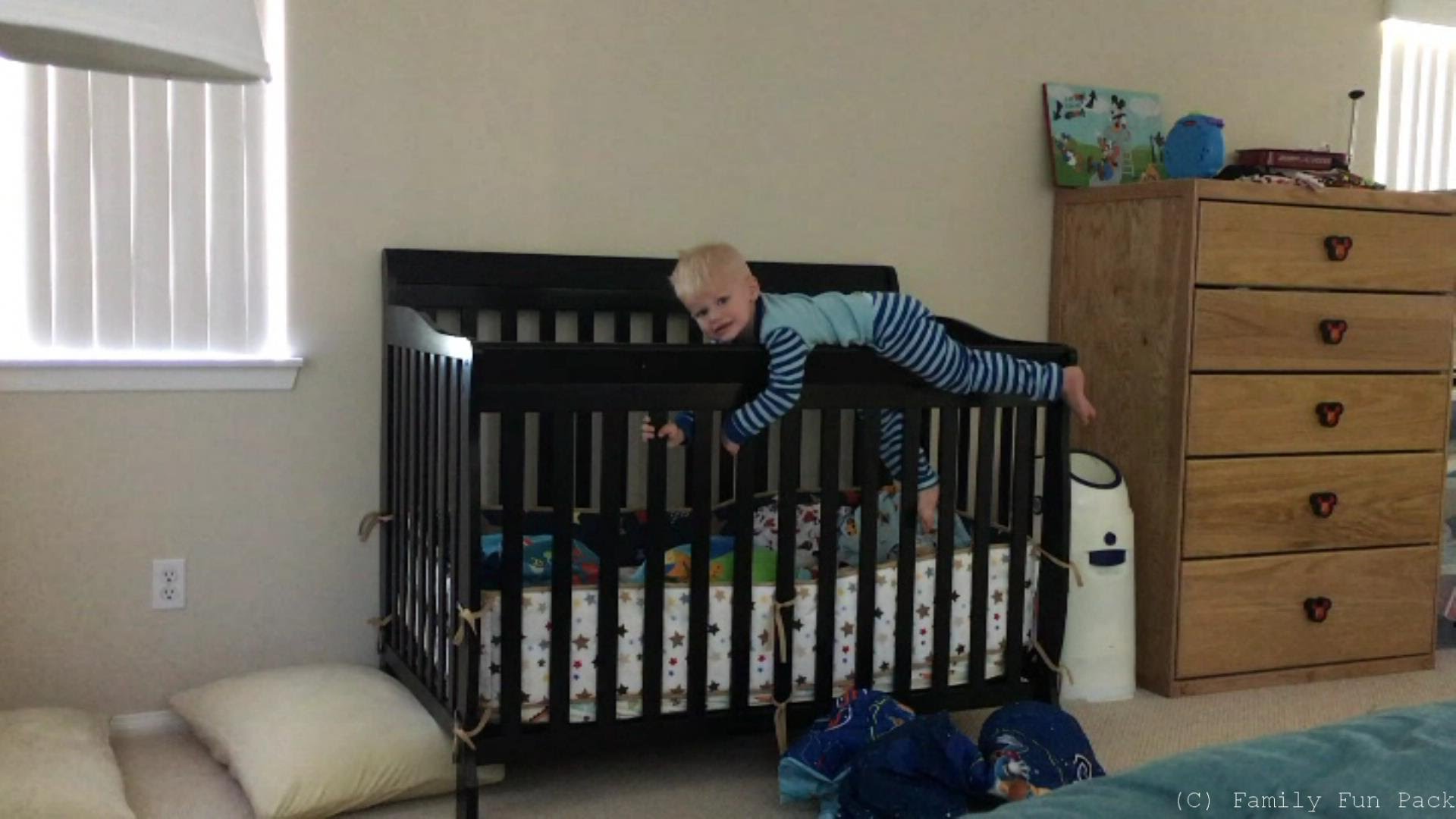 Baby Michael Escapes From Crib!!