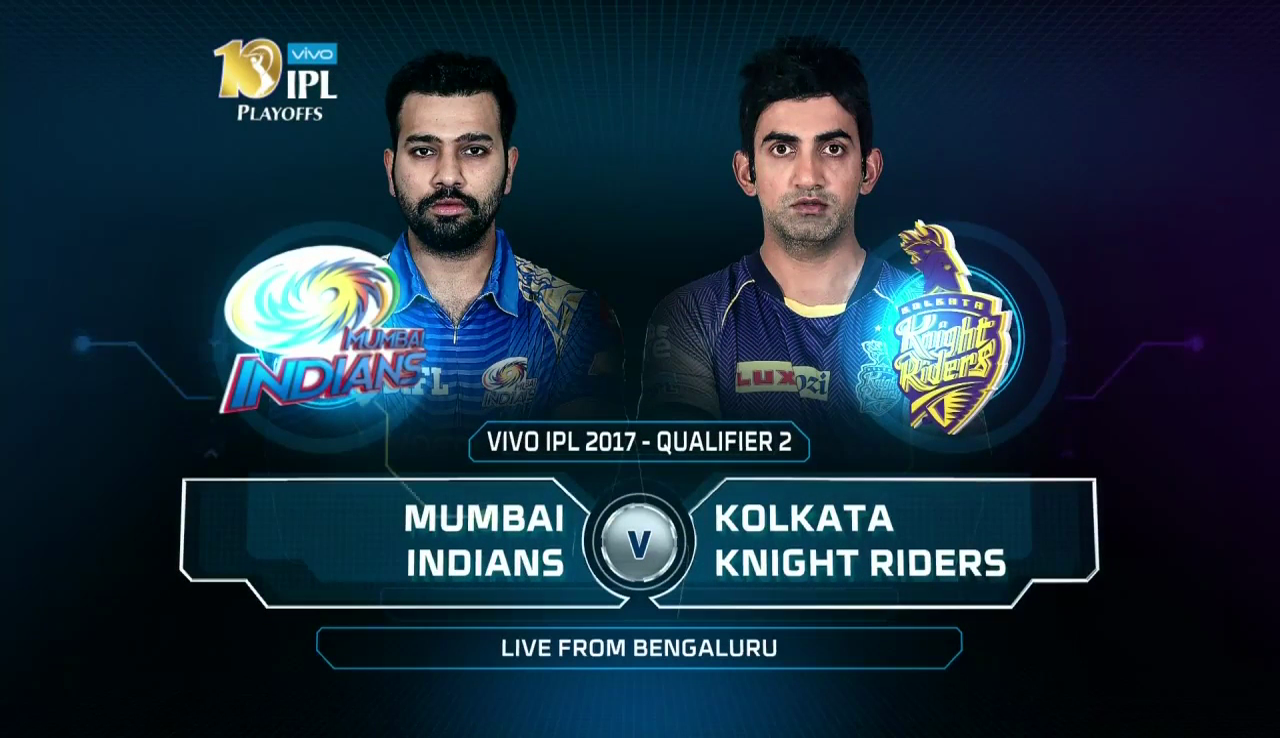 IPL 2017 Q2 Match MI vs KKR Highlights