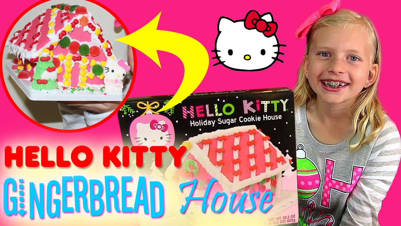 Hello Kitty Gingerbread House Christmas Fun