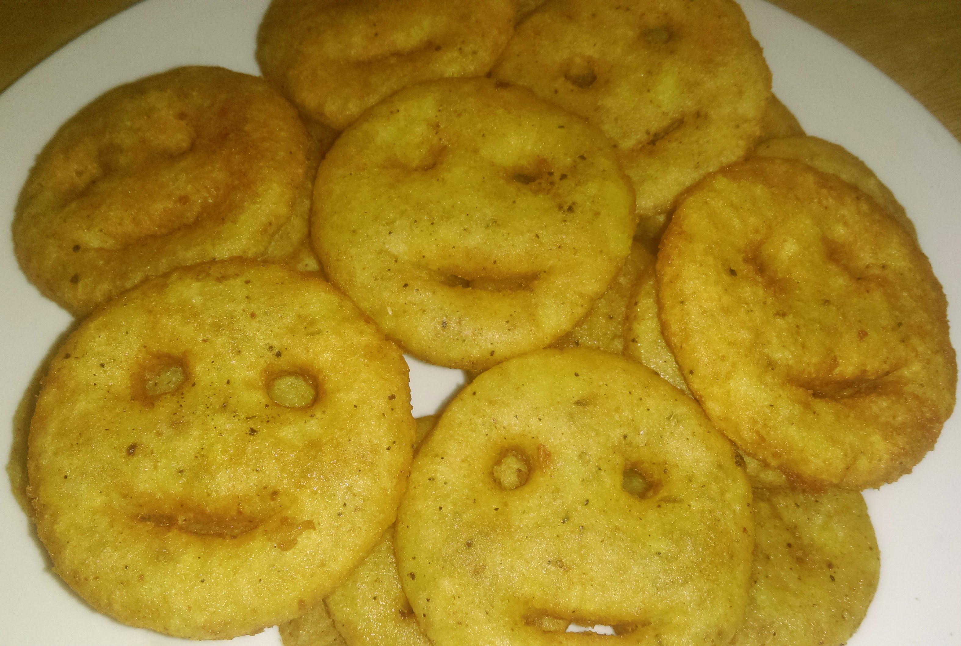 Potato Smiley | Farah's Cooking Diary