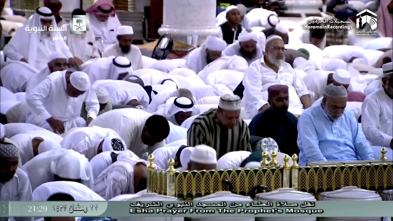 23rd Ramadan 1437 Madeenah 'Isha Sheikh Ale Sheikh