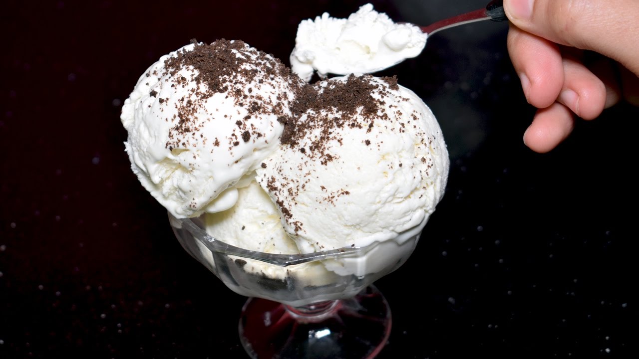 Vanilla Ice Cream - Homemade Eggless Vanilla Ice Cream - Ice Cream Recipe