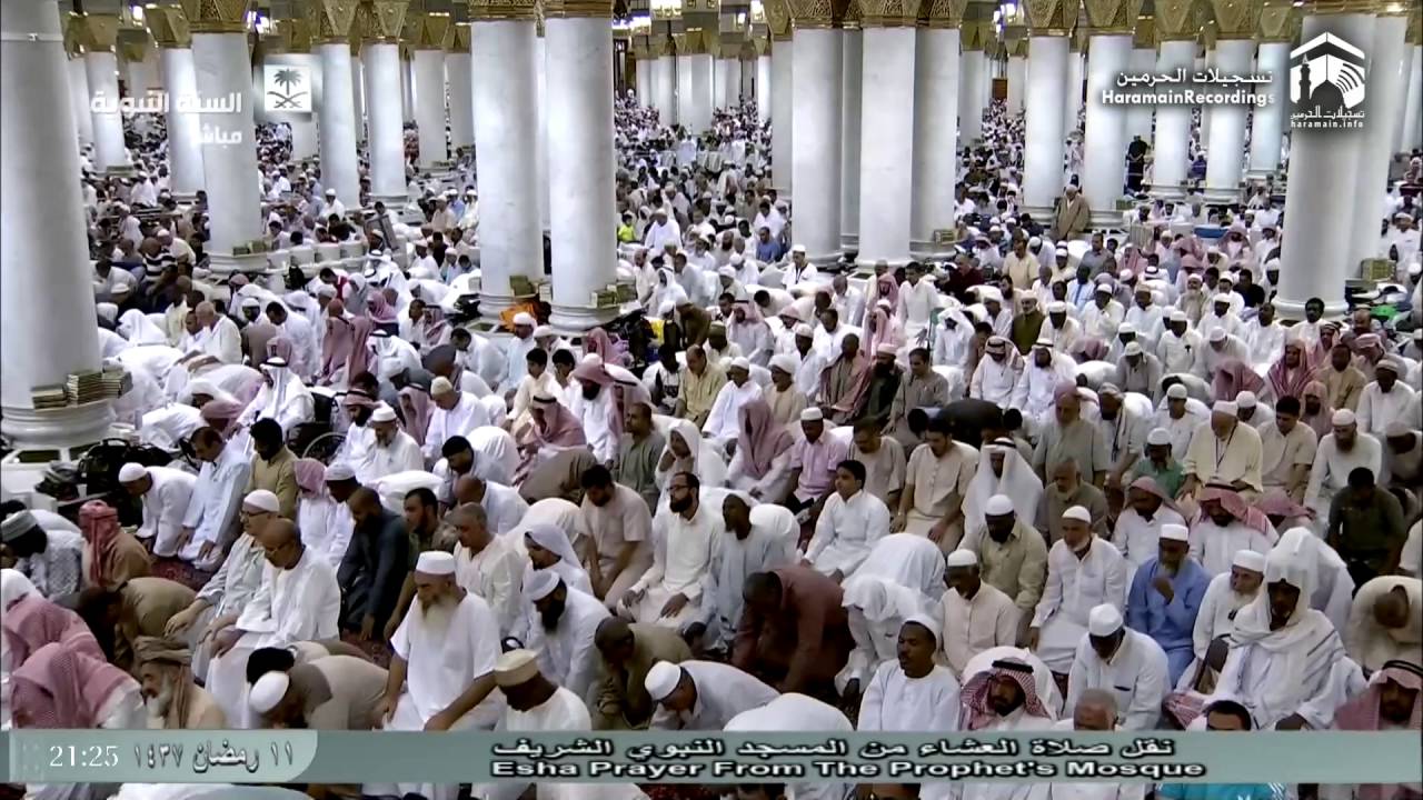 12th Ramadan 1437 Madeenah 'Isha Sheikh Ale Sheikh