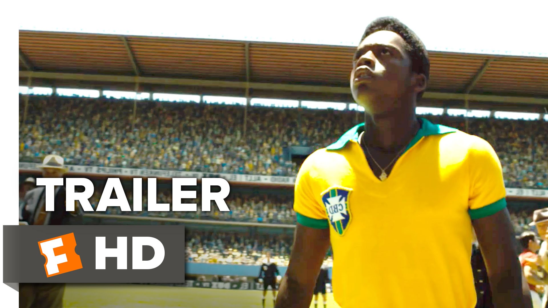 Pelé: Birth of a Legend Official Trailer 1 (2016) - Rodrigo Santoro, Seu Jorge Movie 