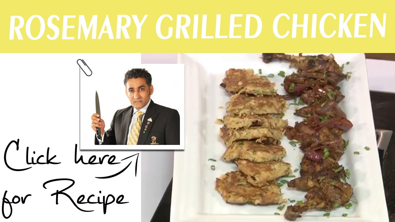 Chaska Pakany Ka Recipe Rosemary Grilled Chicken by Chef Tahir Chaudhry Masala TV 07 August 2016