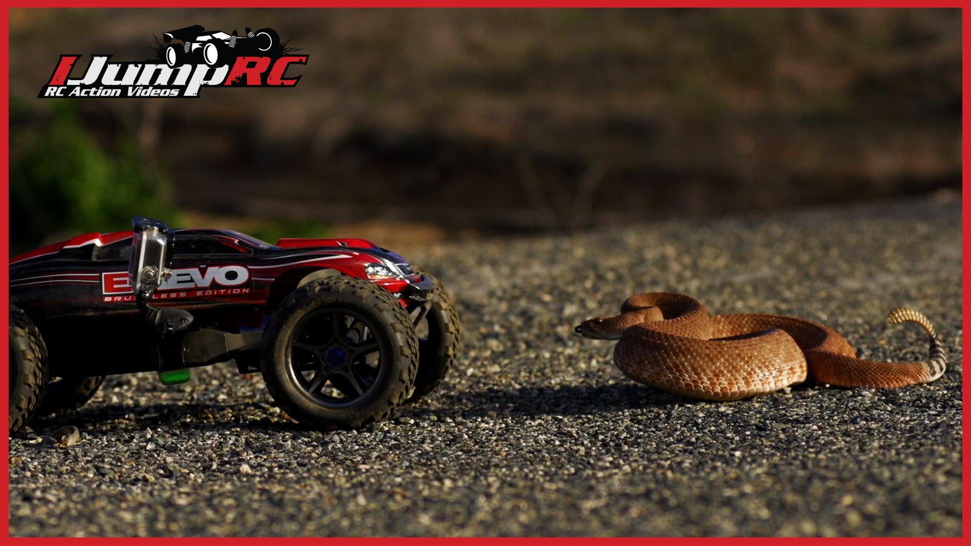 Traxxas E-Revo Rattlesnake Encounter