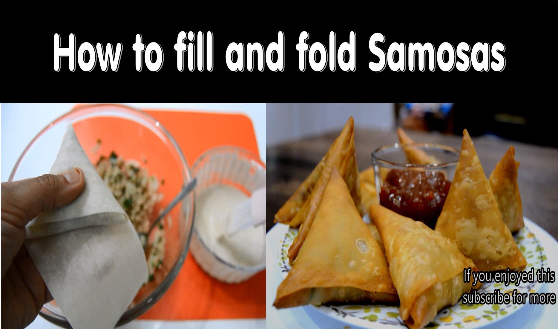 How to fold Samosas Ramadan Recipes