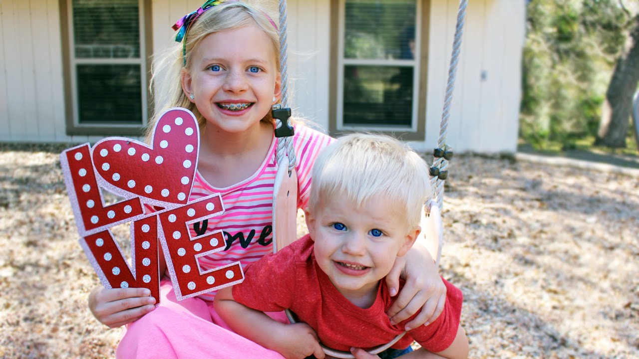 24 Hours With 5 Kids on Valentines Day