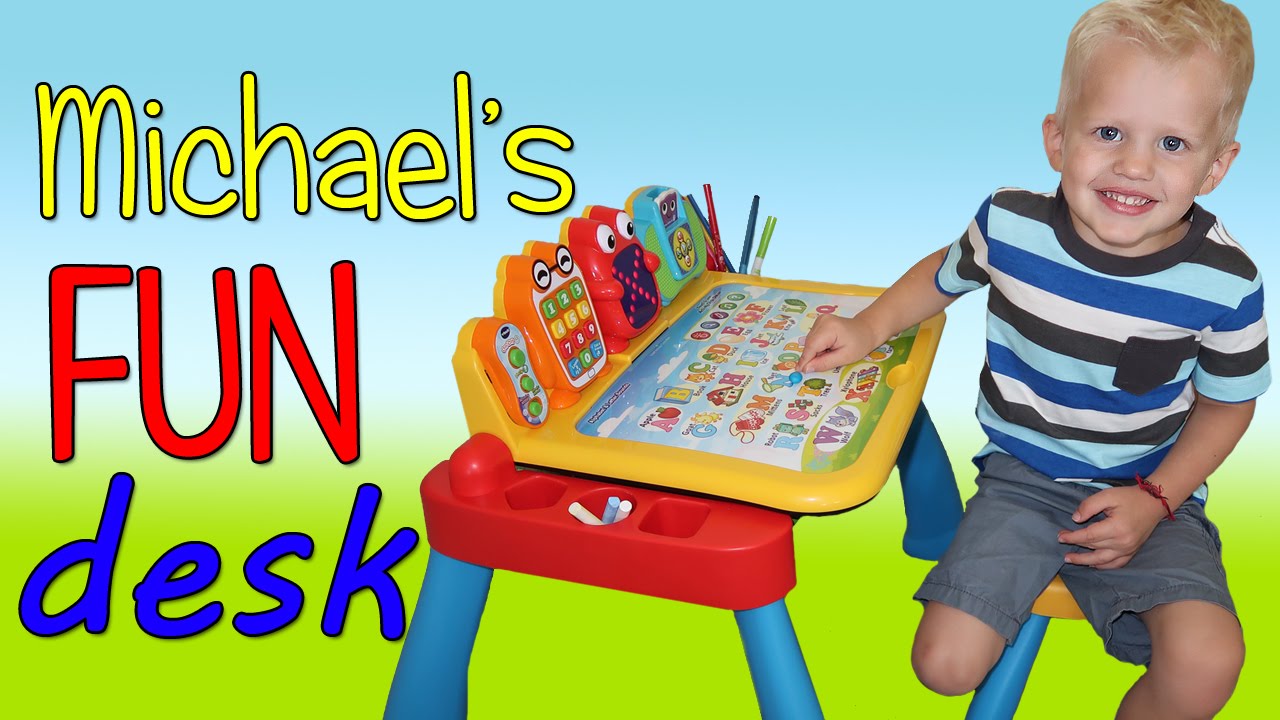 Michael's VTech Touch & Learn Activity Desk Deluxe Playtime Review