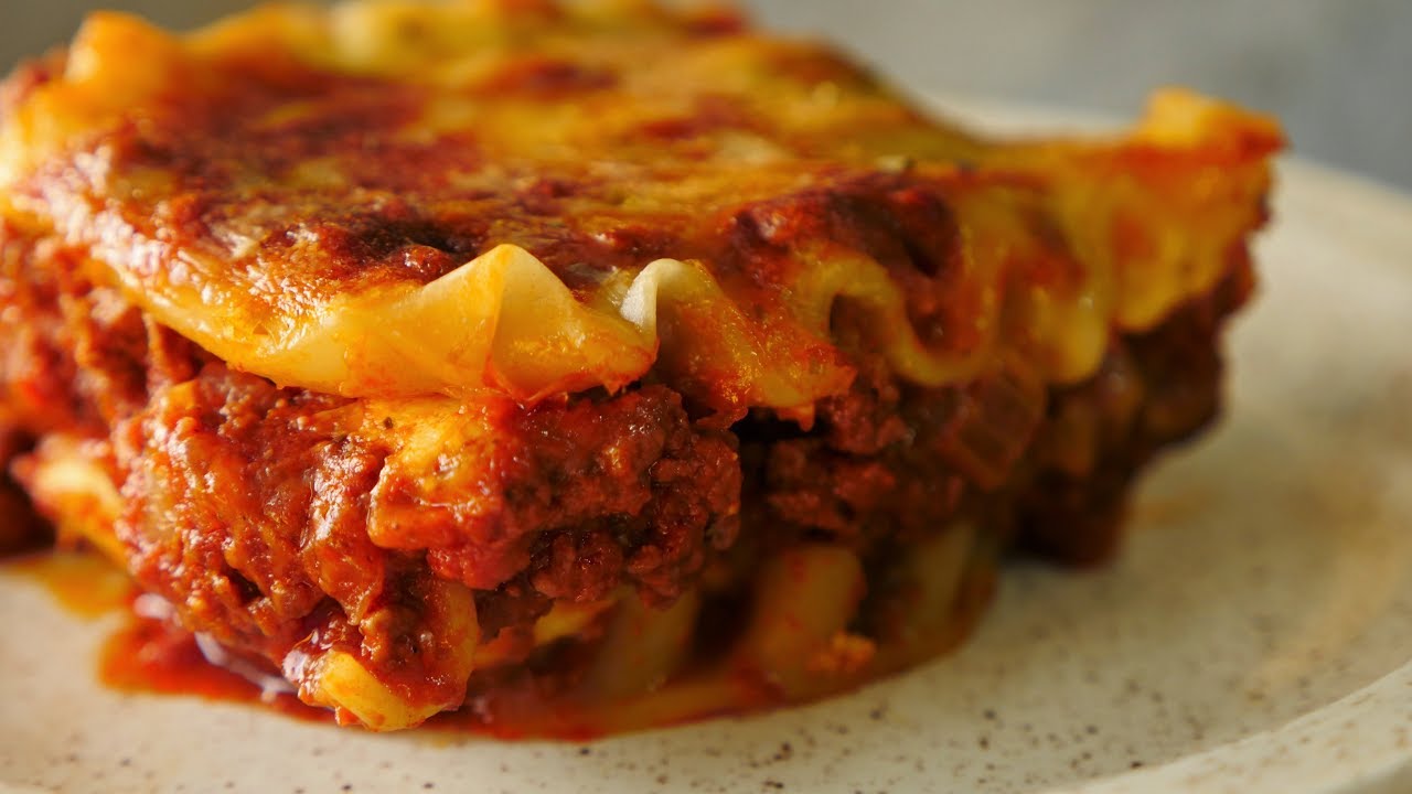 Lasagne with Homemade Ricotta Cheese Recipe By Food Fusion