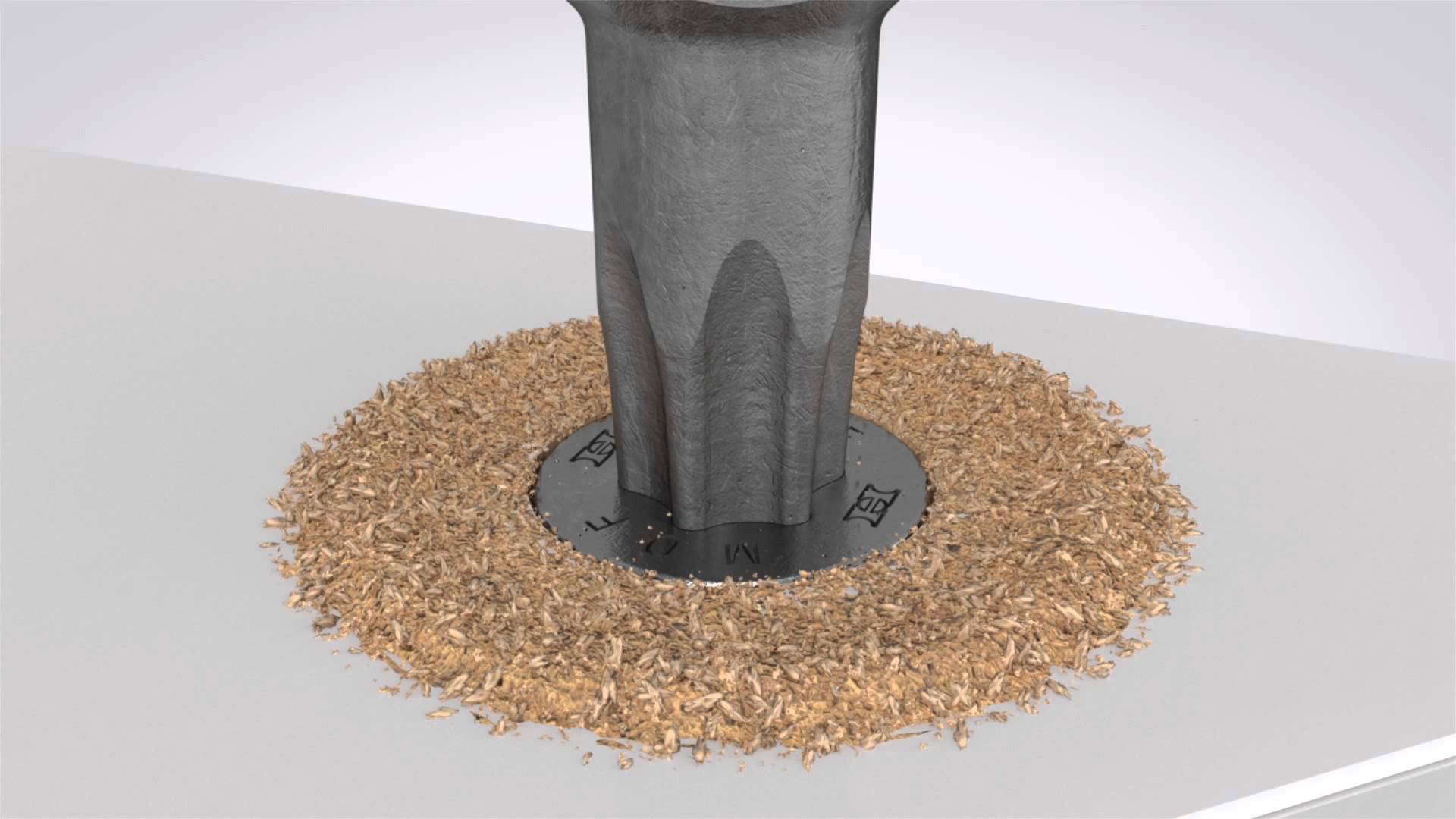 Die Teilgewindeschraube mit Vorbohreffekt