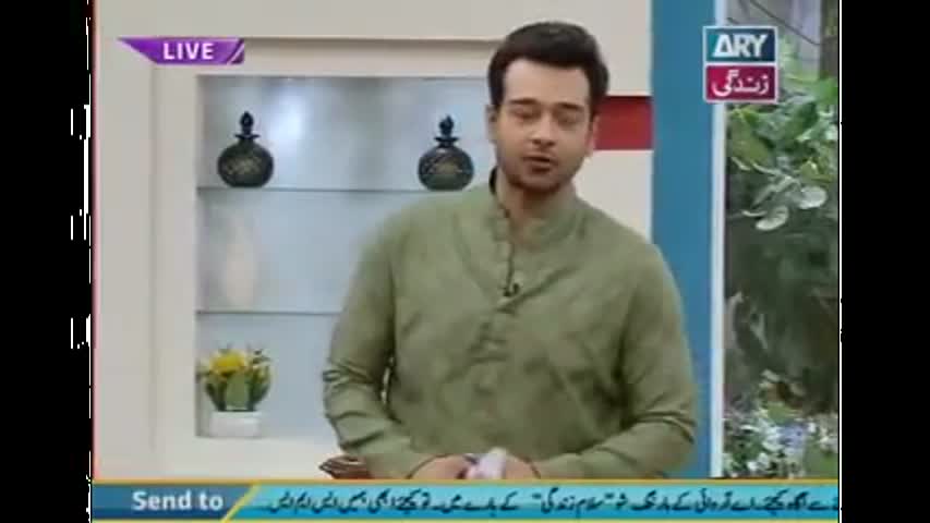 Faisal Qureshi Morning Show Salam Zindagi 19 April 2016