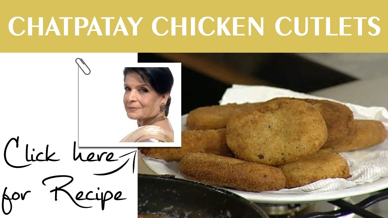 Handi Recipe Chatpatay Chicken Cutlets by Chef Zubaida Tariq Masala TV 26 October 2016