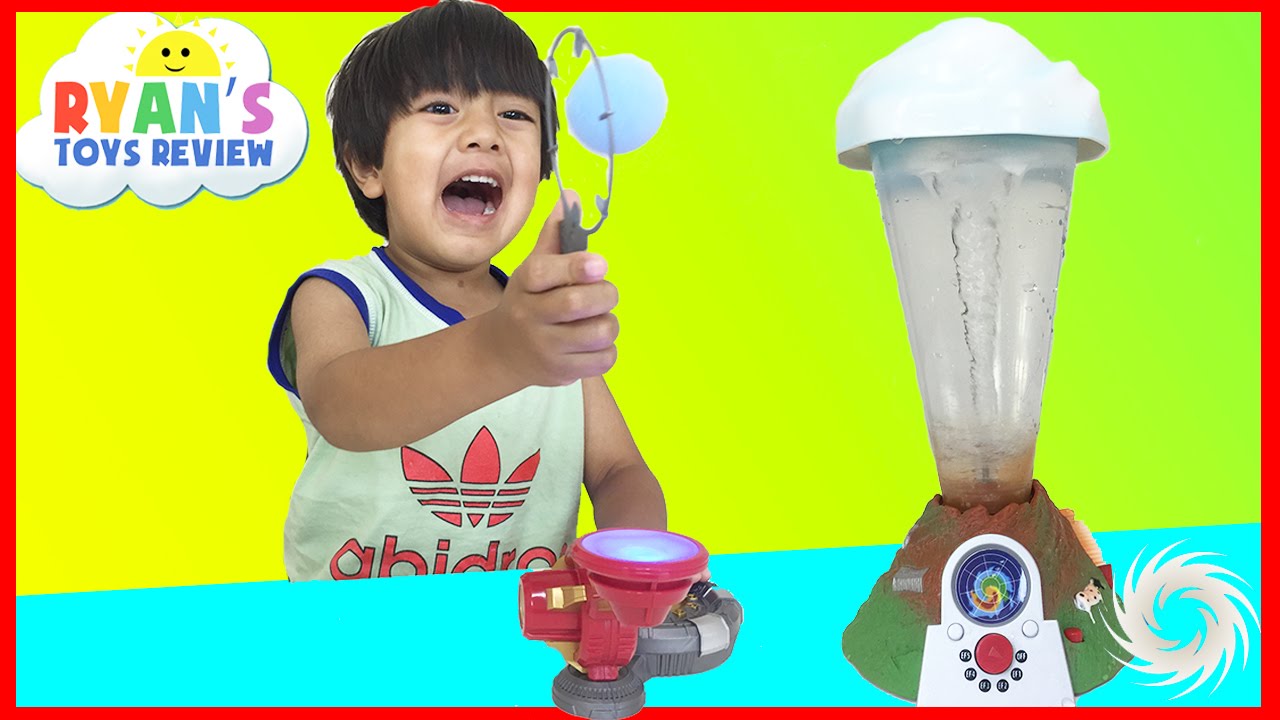 Marvel Science Iron Man Repulsor Ray Tech Lab and Tornado Maker Toys for Kids Ryan ToysReview