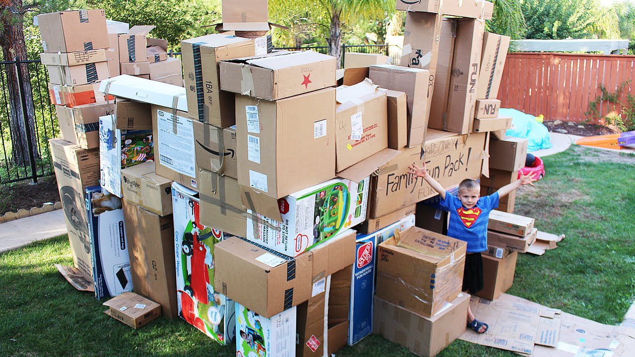 World's Biggest Box Fort
