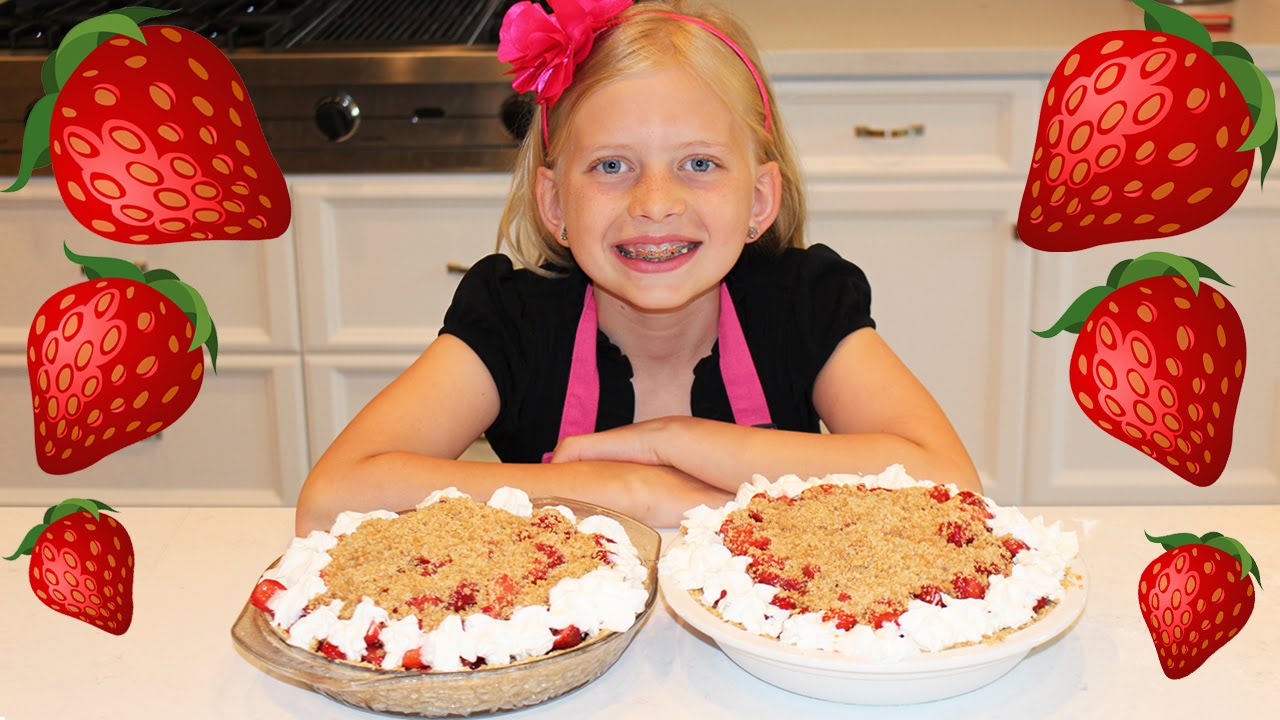 Kid Size Cooking: Fresh Strawberry Pie