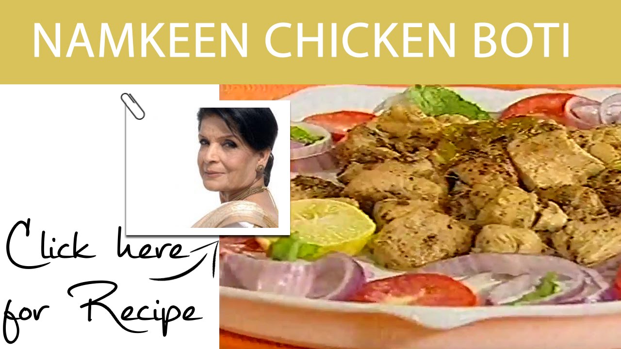 Handi Recipe Namkeen Chicken Boti by Chef Zubaida Tariq Masala TV 12 August 2016