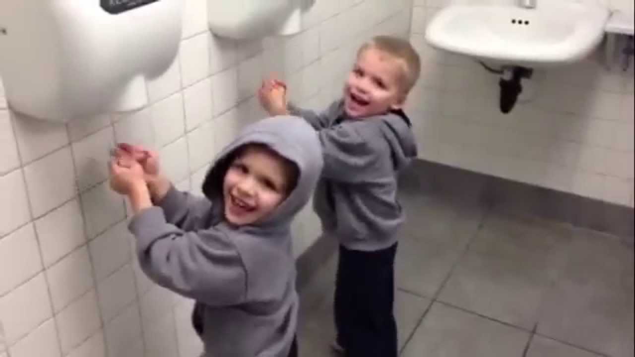 Twins Vs. Automatic Hand Dryers