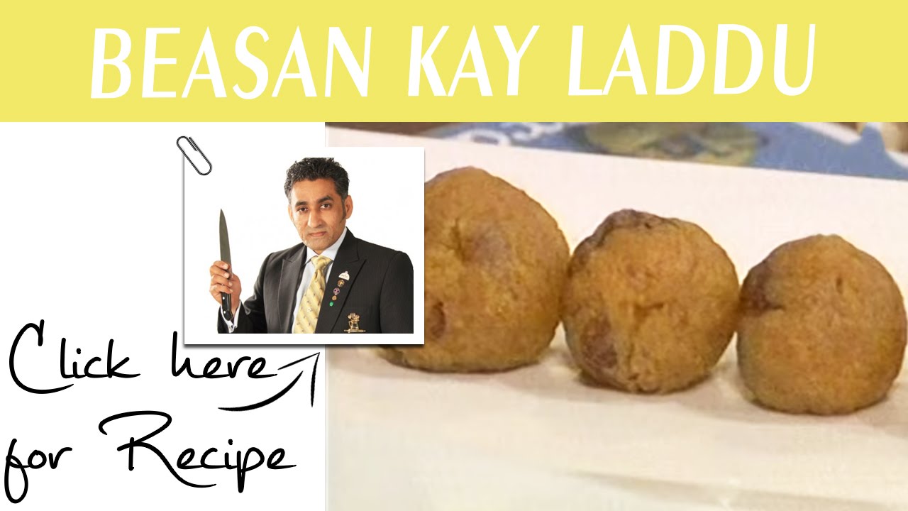 Chaska Pakany Ka Recipe Beasan Kay Laddu by Chef Tahir Chaudhry Masala TV 28 August 2016