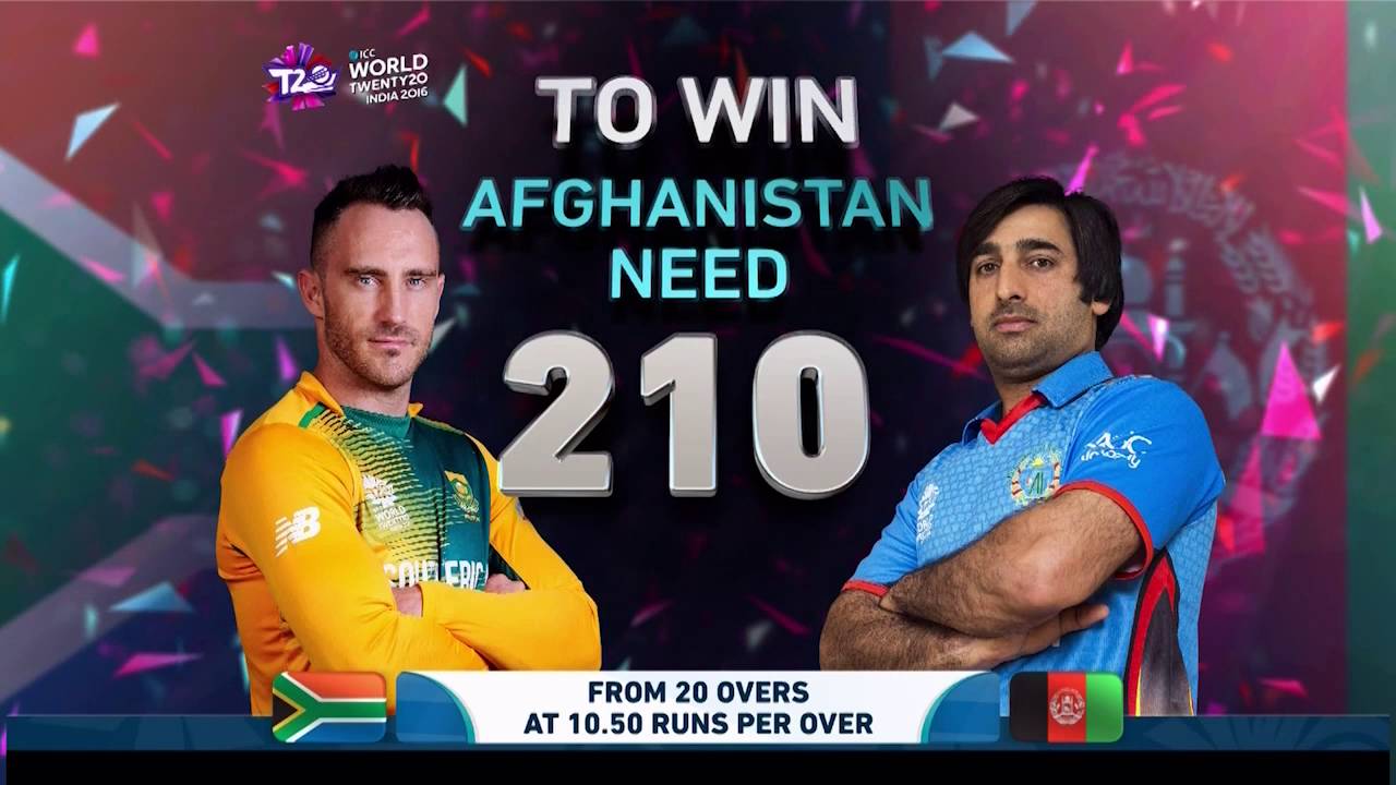 ICC #WT20 - Afghanistan vs South Africa - Match Highlights