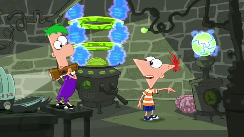 Phineas and Ferb Episode 07: Attack of the 50 Foot Sister - Backyard Aquarium