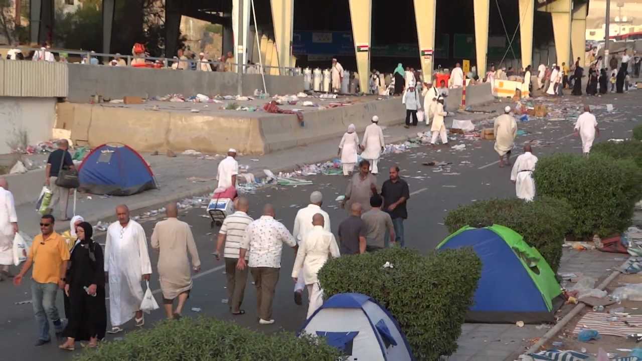 minna makkah road after hajj.1432 منى الحج