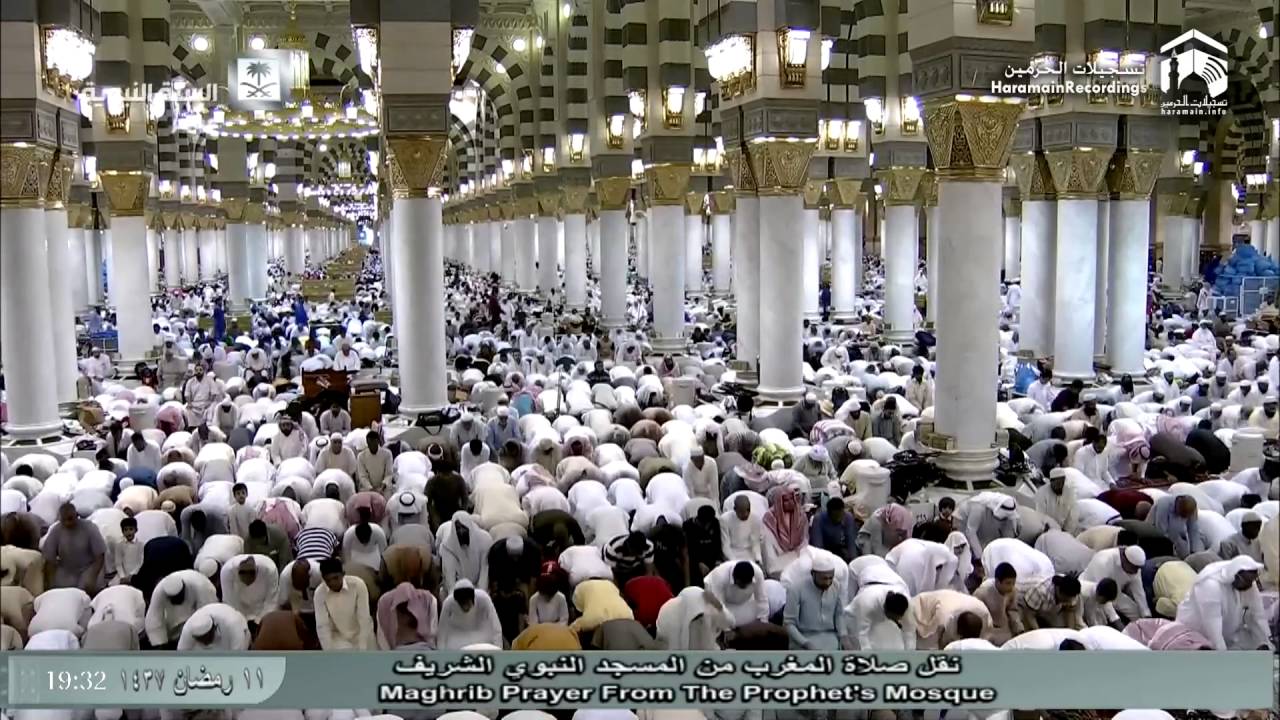12th Ramadan 1437 Madeenah Maghrib Sheikh Qaasim