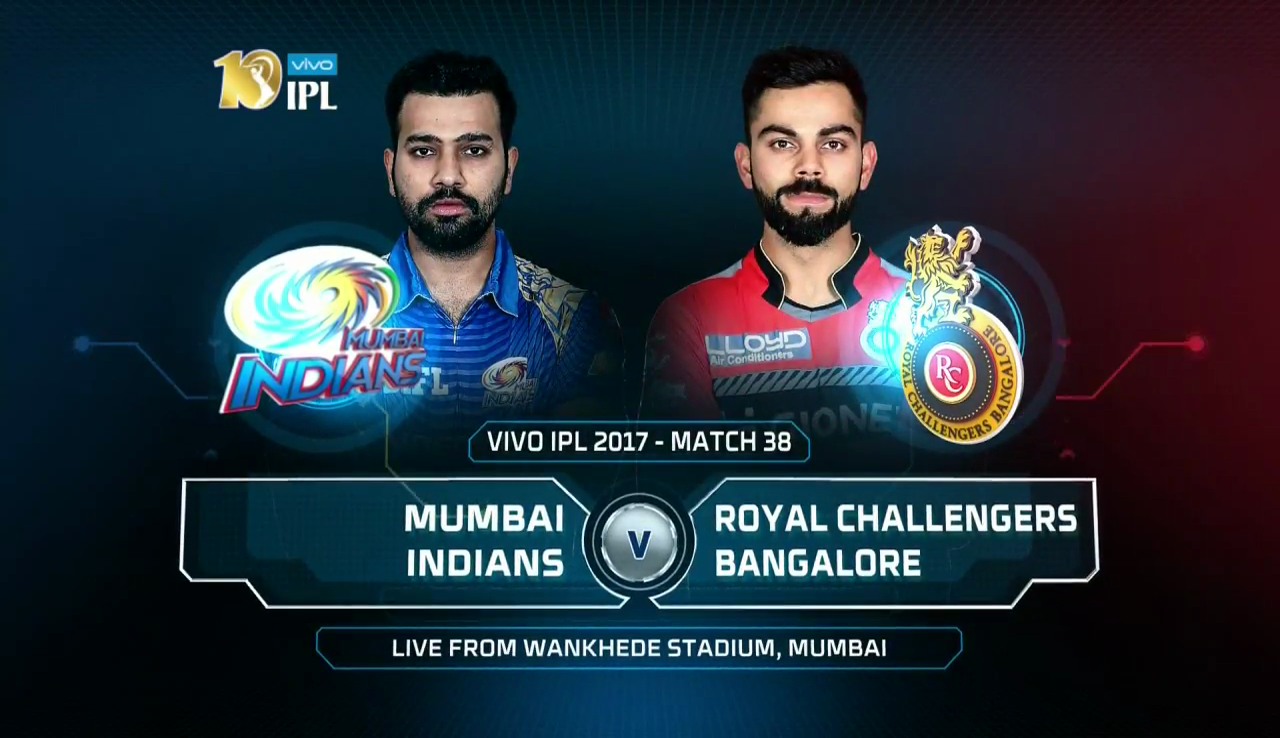 IPL 2017 38th Match MI vs RCB Highlights