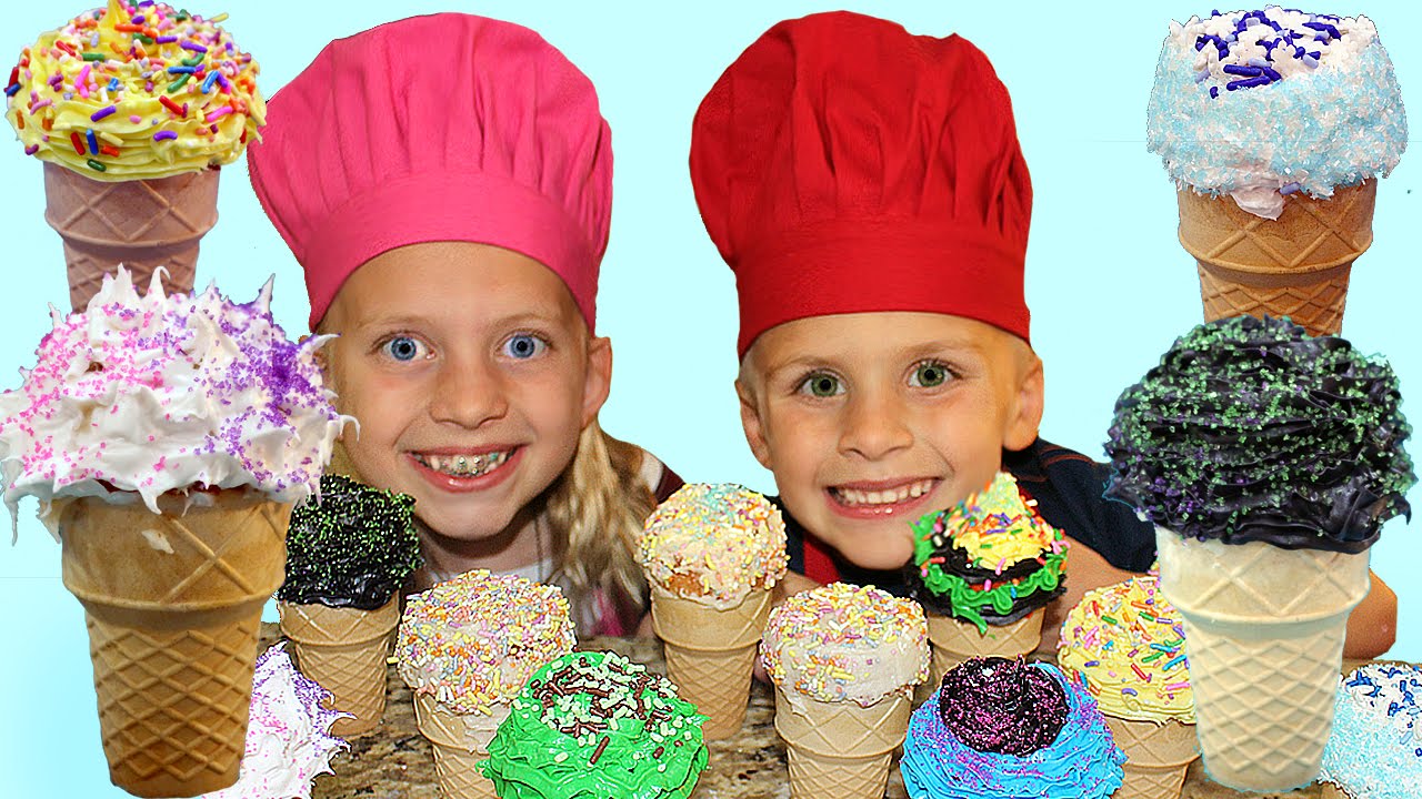 Kid Size Cooking: Cupcake Cones