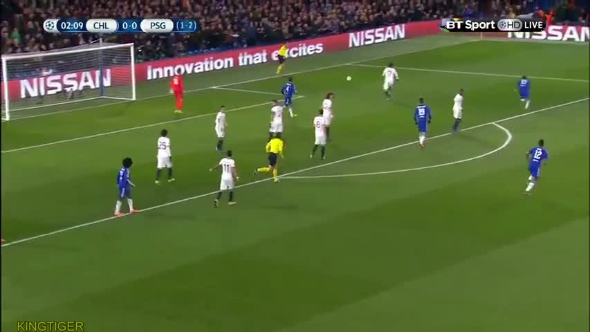 Chelsea 1-2 PSG All Goals and Highlights (Champions League - 10/3/2016)