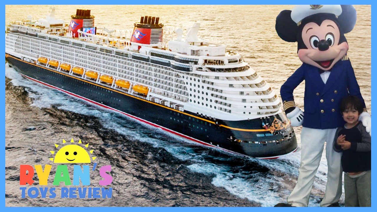 Family Fun Trip Disney Cruise Fantasy 2016 Day 1 Mickey Mouse  Disney Toys for Kids Ryan ToysReview