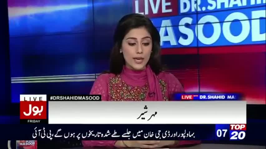 Live With Dr Shahid Masood 6 January 2017